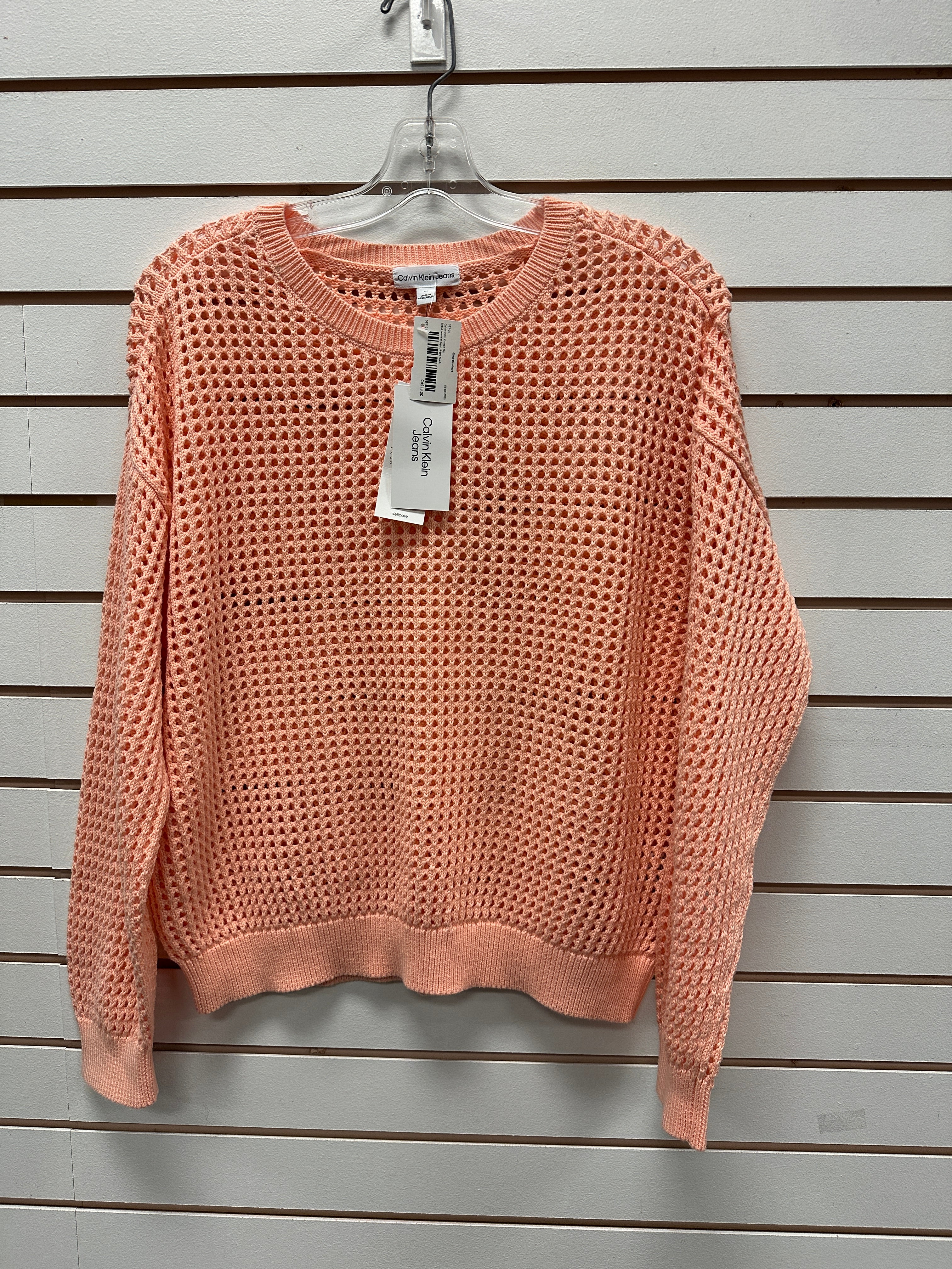 Calvin Klein Knitted Top(bright peach)