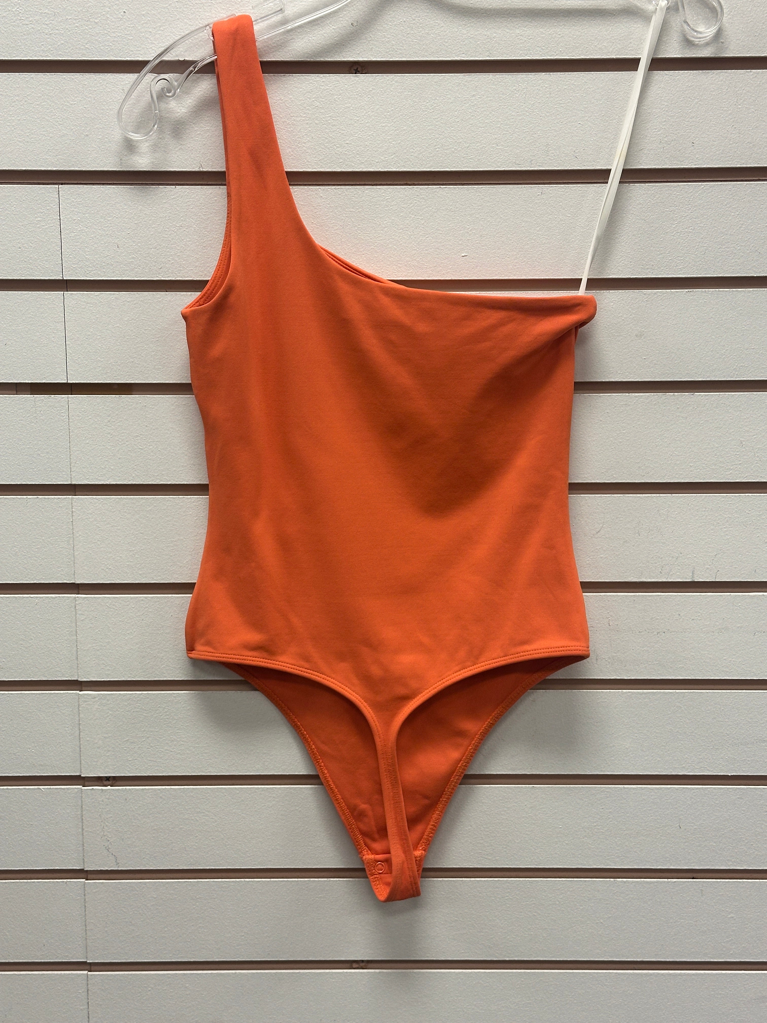 Babaton Orange One strap Bodysuit (S)